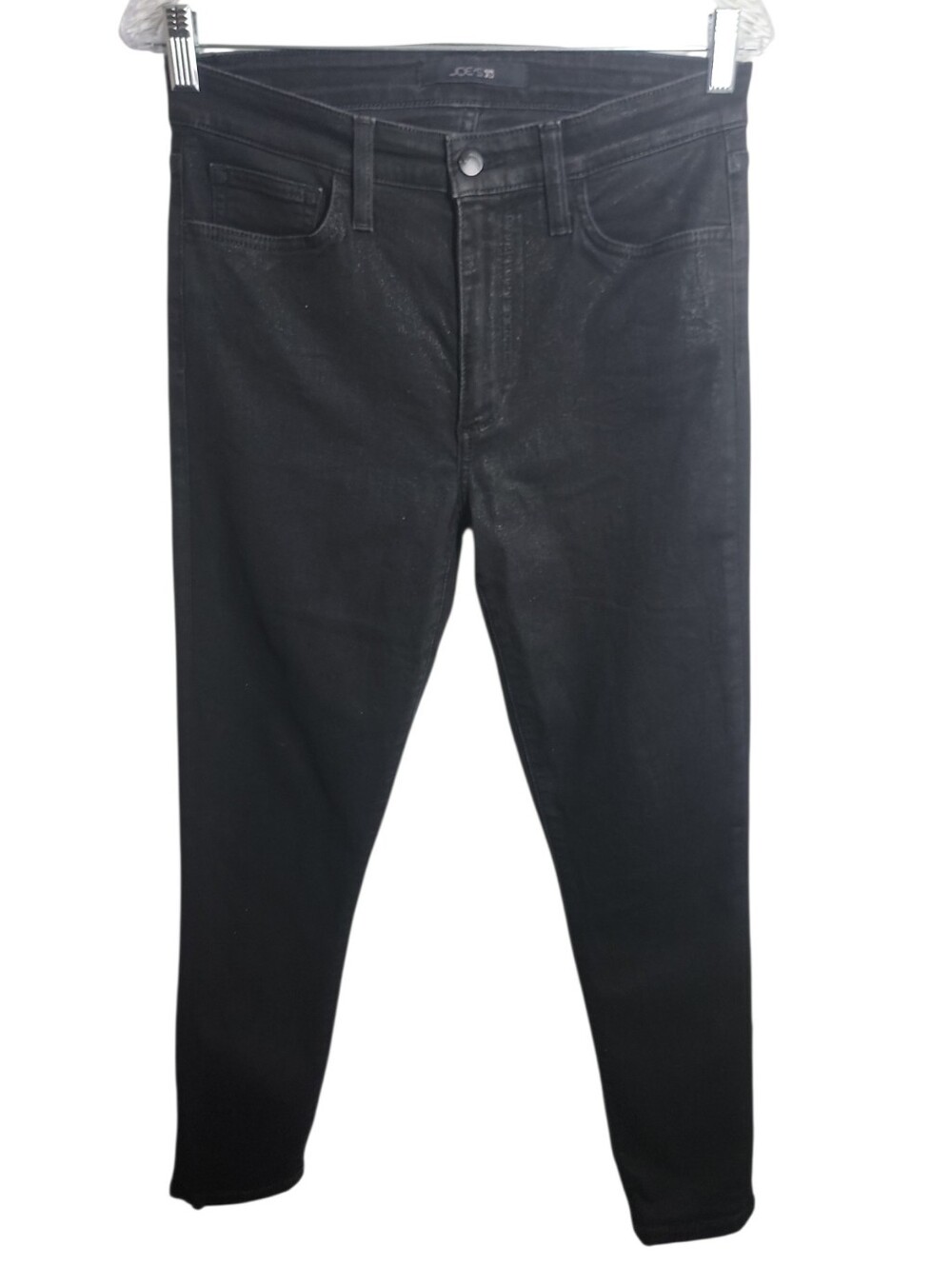 Joe's Jeans black coated skinny high waisted stretch women's size 30